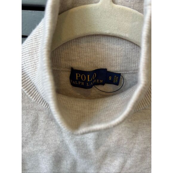 Polo Ralph Lauren suede shoulder Sleeveless suede shoulder Sweater, $225 Small B - Picture 4 of 9